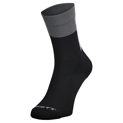 Превью  Носки велосипедные SCOTT Block Stripe Crew Black/Dark Grey